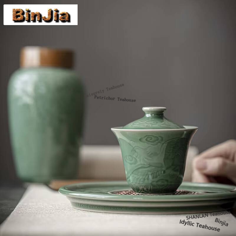 100ml Antique Celadon Hand Gra - Celadon Ceramic Cup ulasan dan harga