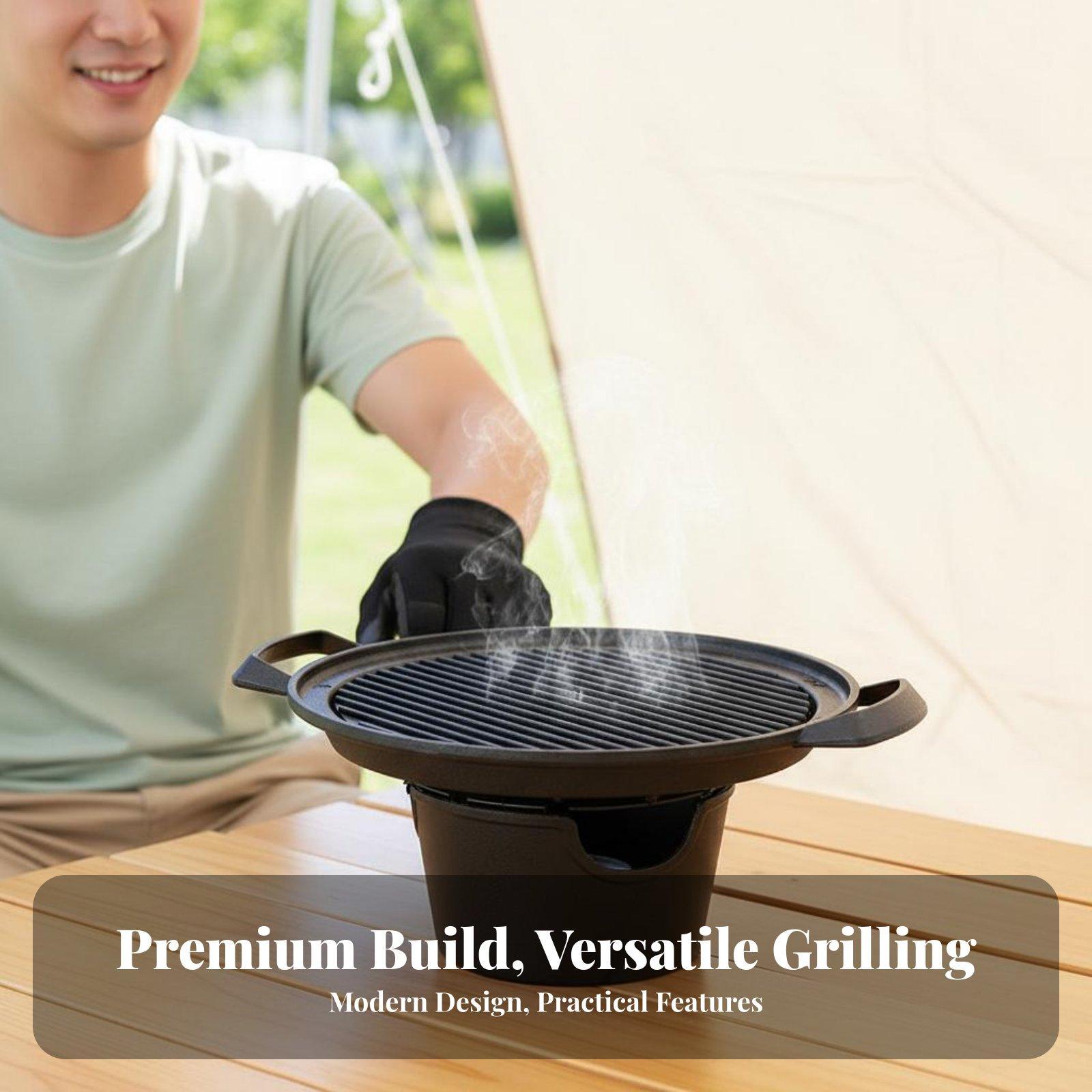 Outdoor Grill Mini Tabletop BB - Korean Bbq Grill ulasan dan harga
