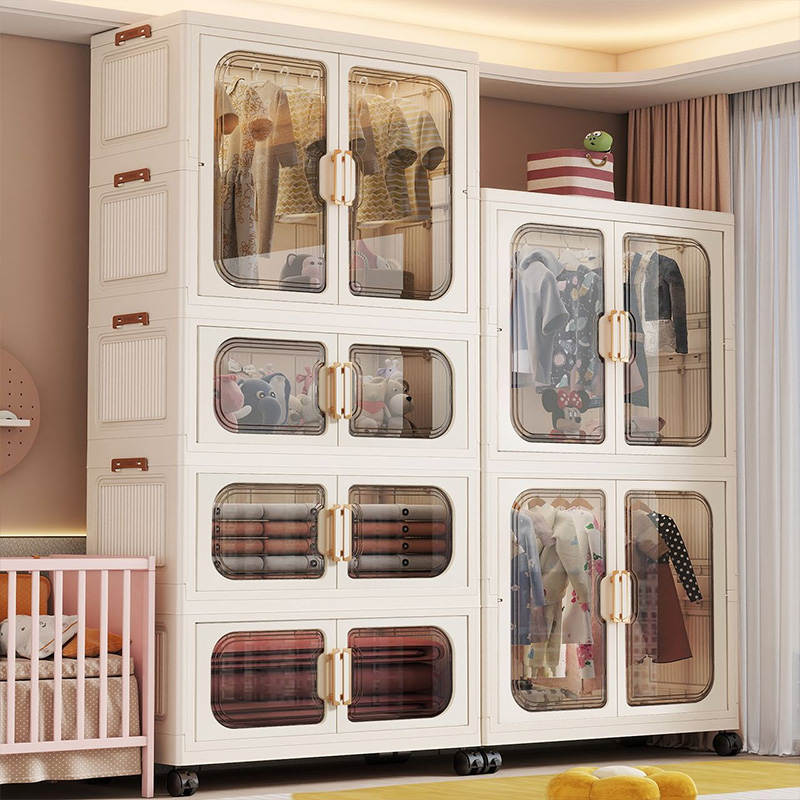 No-Install Foldable Baby Wardr - Korean Lifestyle ulasan dan harga